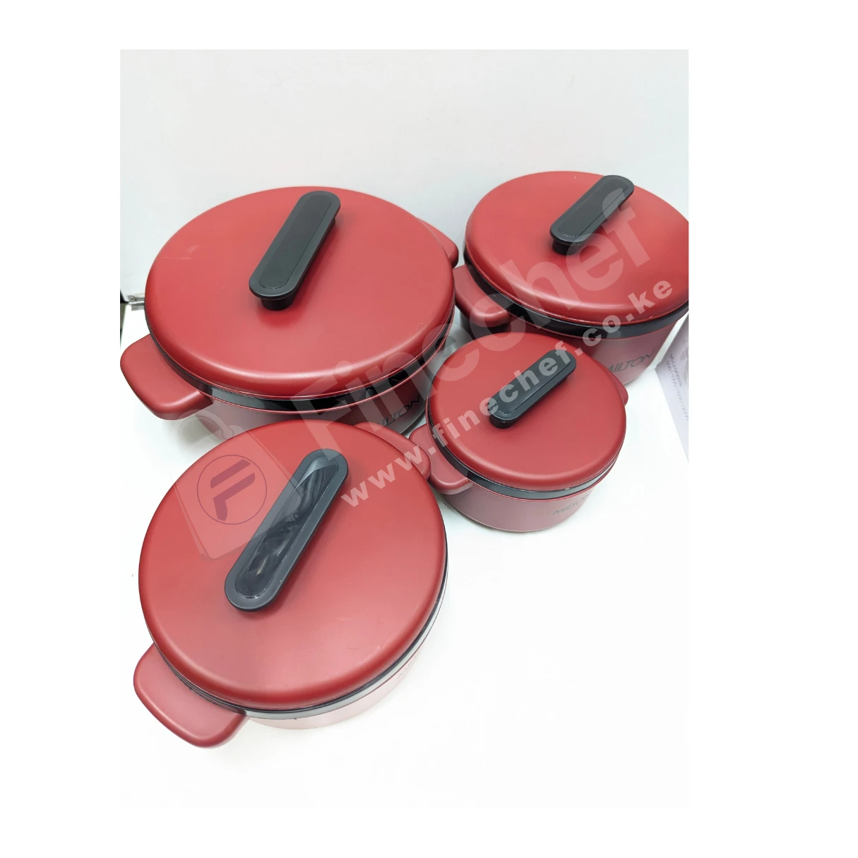 4 Milton Insulated Hot Pot, Casserole with Stainless Steel Interior